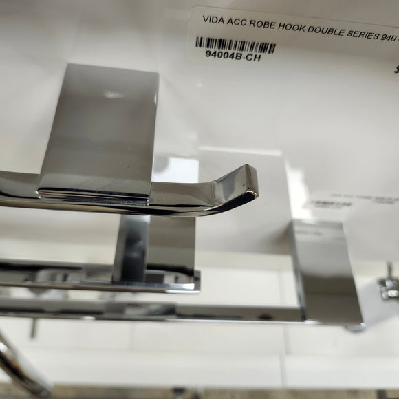 Vida 940 Series Robe Hook Bathroom Accessory Chrome Finish Floormodel Clearance As Is