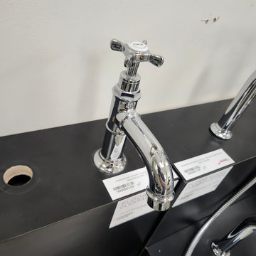 Hansgrohe Axor Series Single 1 Hole Single Pantry Faucet Montreux Cross Handle Chrome Floormodel Clearance as is