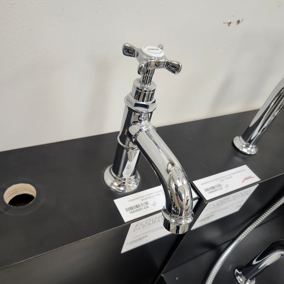 Hansgrohe Axor Series Single 1 Hole Single Pantry Faucet Montreux Cross Handle Chrome Floormodel Clearance as is