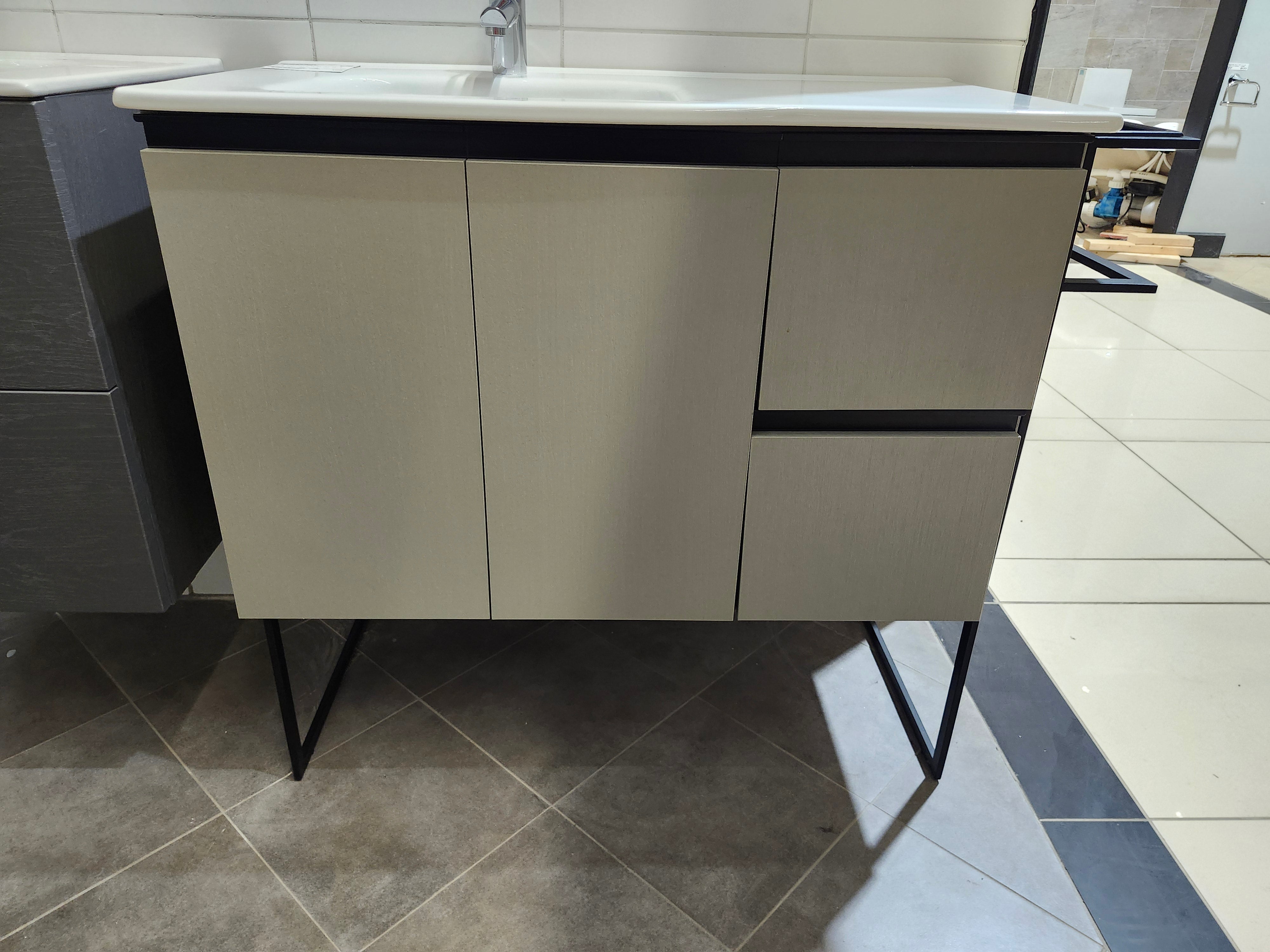 36" Royo Structure Vanity & Countertop Combo (as is) - 0