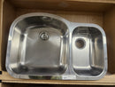 Blanco Overmount Stainless Steel Kitchen Sink 31 1/2 x 20 3/4 Floormodel As is Clearance-1