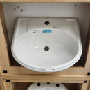 Kohler 19 x 17 Bathroom Sink Devonshire 1 Hole Predrilled Vanity Sink K2279-1 White Floormodel Clearance As Is m10-1