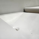 Duo 24 x 17 3/4 Countertop Vanity Sink no Overflow White Floormodel As Is i15-7