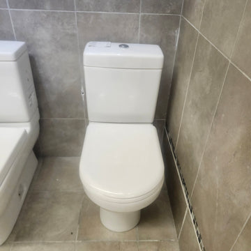 Duravit 2pc Toilet, Tank and Seat Combo Floormodel Clearance Sold As Is (I16) - 0