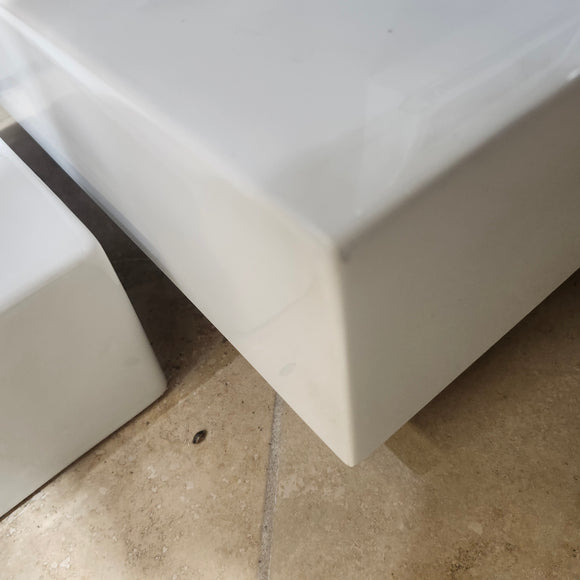 25 x 17 Square Vanity Countertop Sink Floormodel as is i15