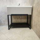Aura Urban Vanity and Countertop Sink Combo Floormodel Clearance As Is J4-4