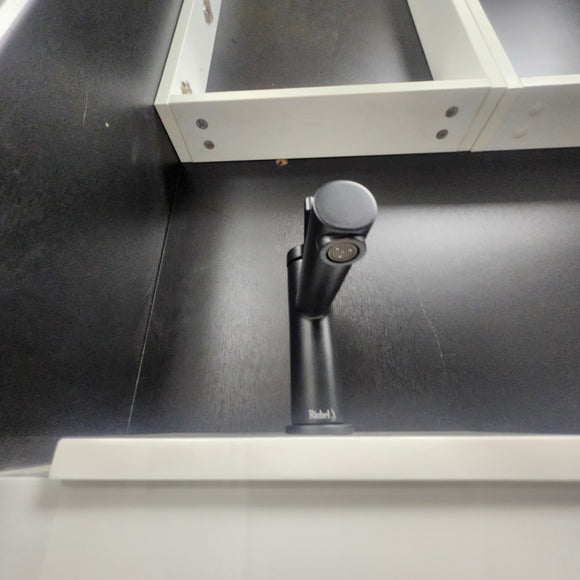 Riobel Single Hole Matte Black Faucet Floormodel Clearance Sold as is (153)