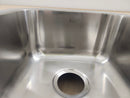 Vida Axes 27" x 19" Stainless Steel Round Undermount Kitchen Sink Floormodel Clearance-5