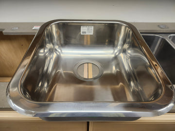 Blanco 400781 Lincoln 18 ga Stainless Steel 1-Bowl Under Mount Square Bar Sink, 14 in. L x 15-1/2 in. W, Stainless Steel Floormodel Clearance as is