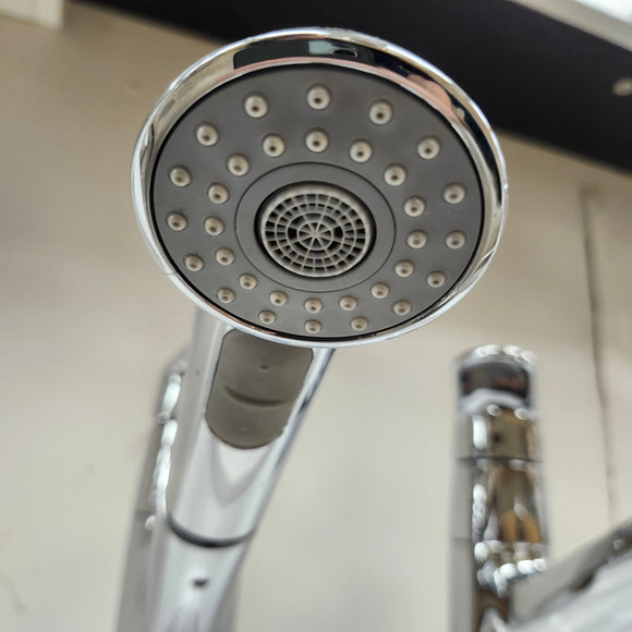 Grohe Kitchen Faucet with Extending Faucet Head Chrome Floormodel Clearance As Is