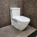 Duravit Starck 1 piece Toilet with Seat Elongated White Floormodel Sold as Is H11-1