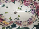 Kohler Artist Editions Drop In Bathroom Sink Flowers Peonies and Ivory Floormodel Clearance 25 1/4 x  17 x 9 1/4-3
