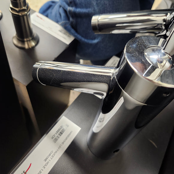Hansgrohe Axor Series 1 Hole Single Faucet Starck Lever Handles Chrome Floormodel Clearance as is