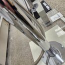 Vida V-Style Floormount Tub Filler with Hand Held Shower Head and Round Handle Floormodel Clearance as Is-15