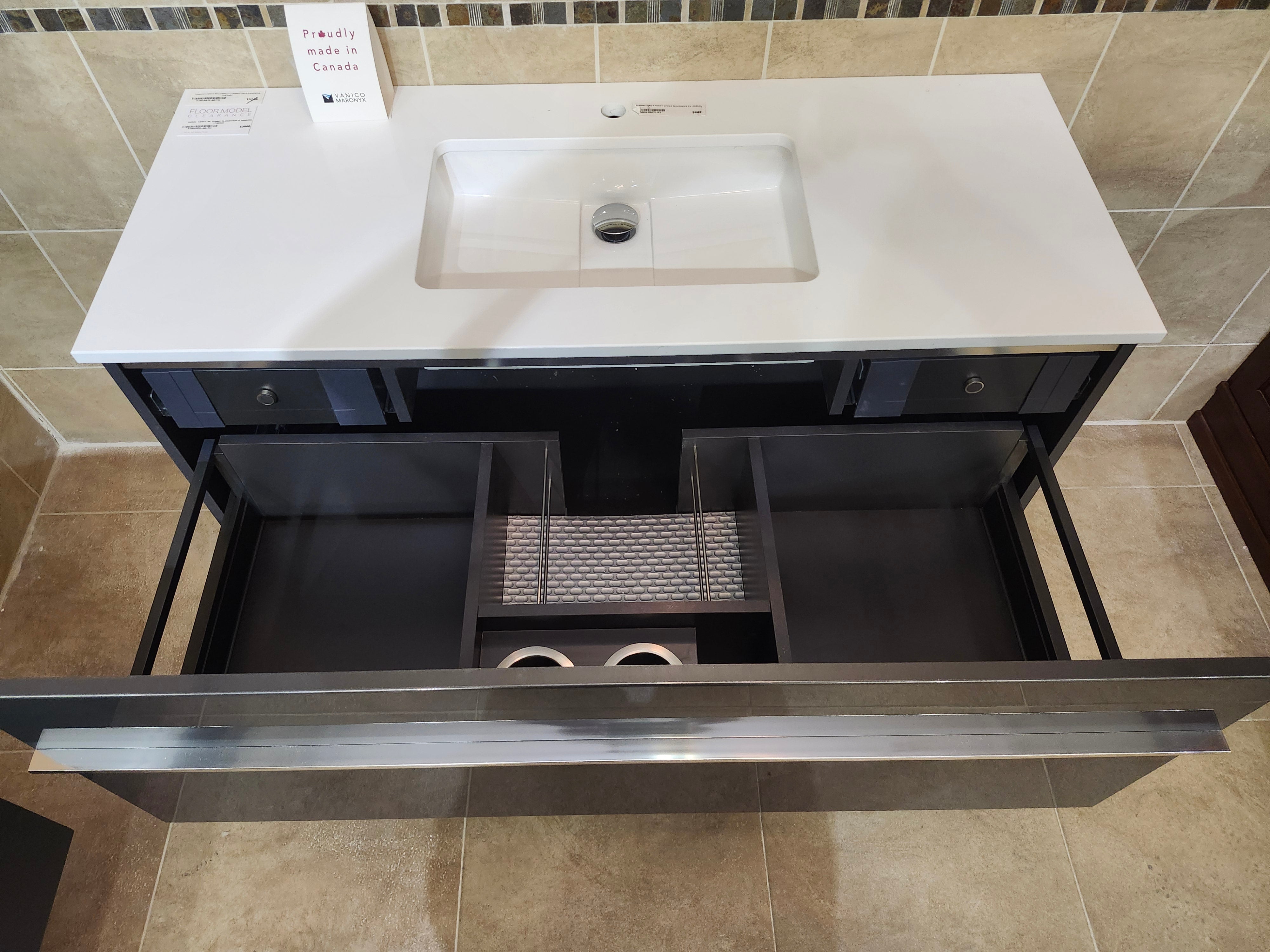 48" Vanico Esentia Vanity Combo (as is)