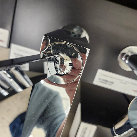 Hansgrohe Axor Series Single Lever Bathroom Faucet 1 Hole Cittrio Lever Handles Chrome Floormodel Clearance as is