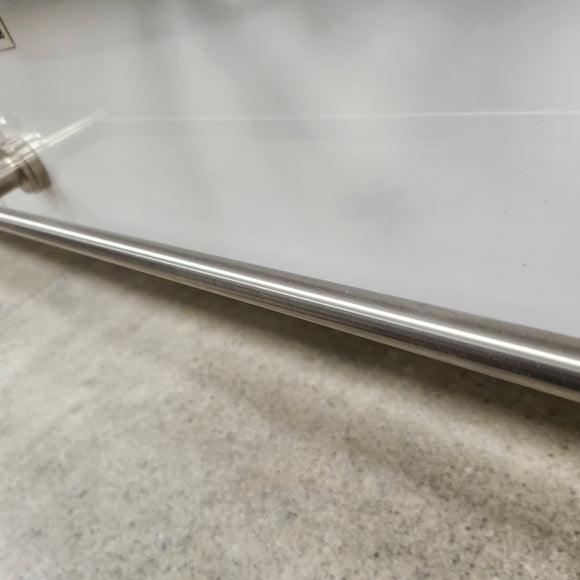 Rubinet Lasale Satin Nickel 24 Inch Towel Bar Floormodel Sold As Is