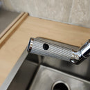 Kohler Kitchen Faucet Arm Karbon Deckmount Lever Handle Floormodel as Is Sprayhead missing M10-8