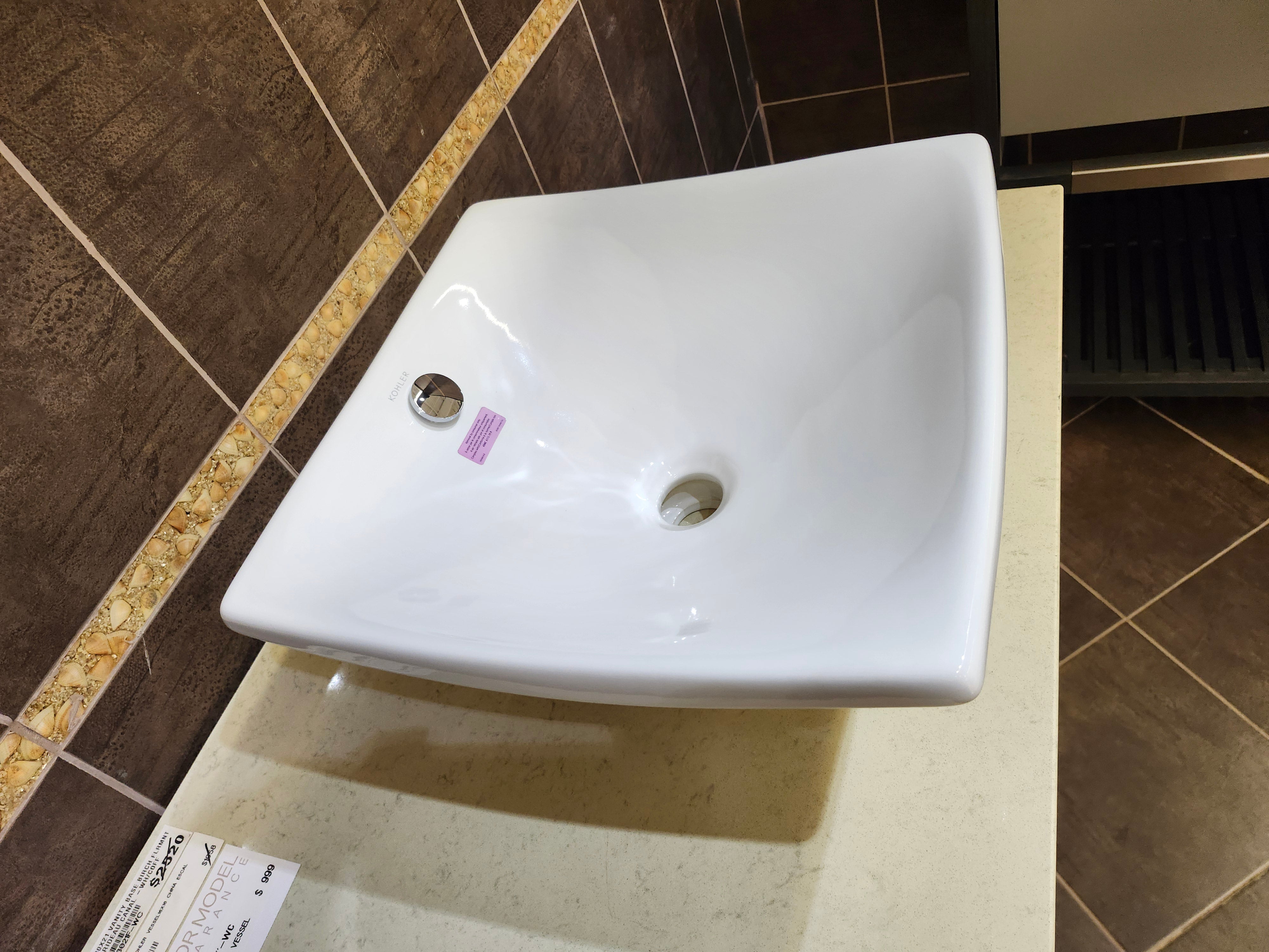 30" Aura Rideau Canal Vanity kohler vessel combo (as is)