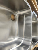 Franke Kitchen Undermount Sink 38 x 20 Vision Stainless Steel 2 Bowl Floormodel Clearance As is-7
