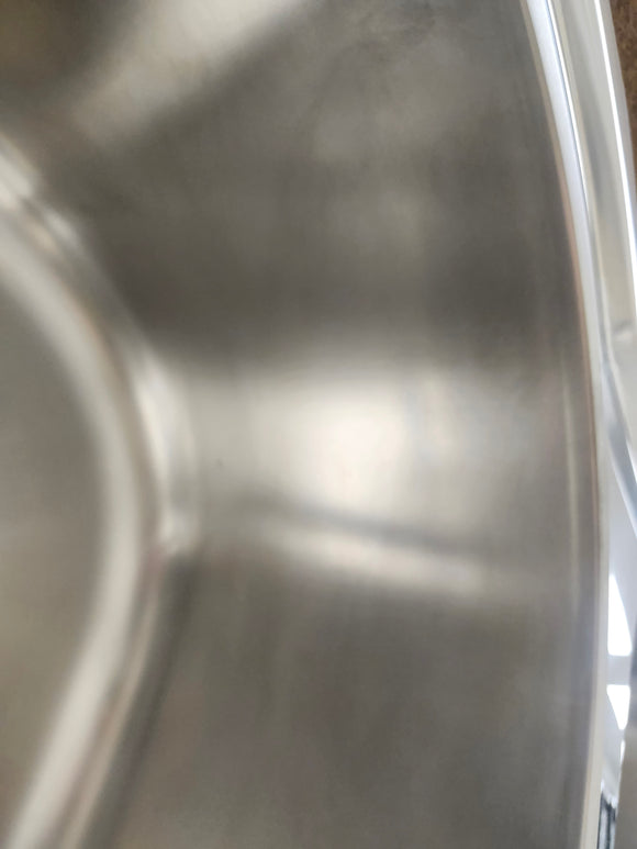 Undermount Stainless Steel Kitchen Sink 2 Bowl 38 1/4 x 21 1/4 With basket Floormodel Clearance As is