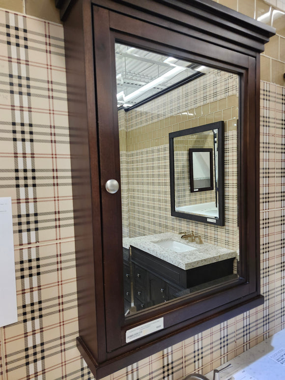 60" Fairmont Vanity & Countertop Combo with Medicine Cabinets and Faucets (as is) k3