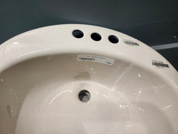 Kohler 19 x 16 Drop in sink 3 Hole Farmigton Floormodel Clearance Bathroom Sink - 0