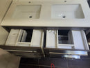 60" Aura Vanity with Countertop Combo (as is)-7