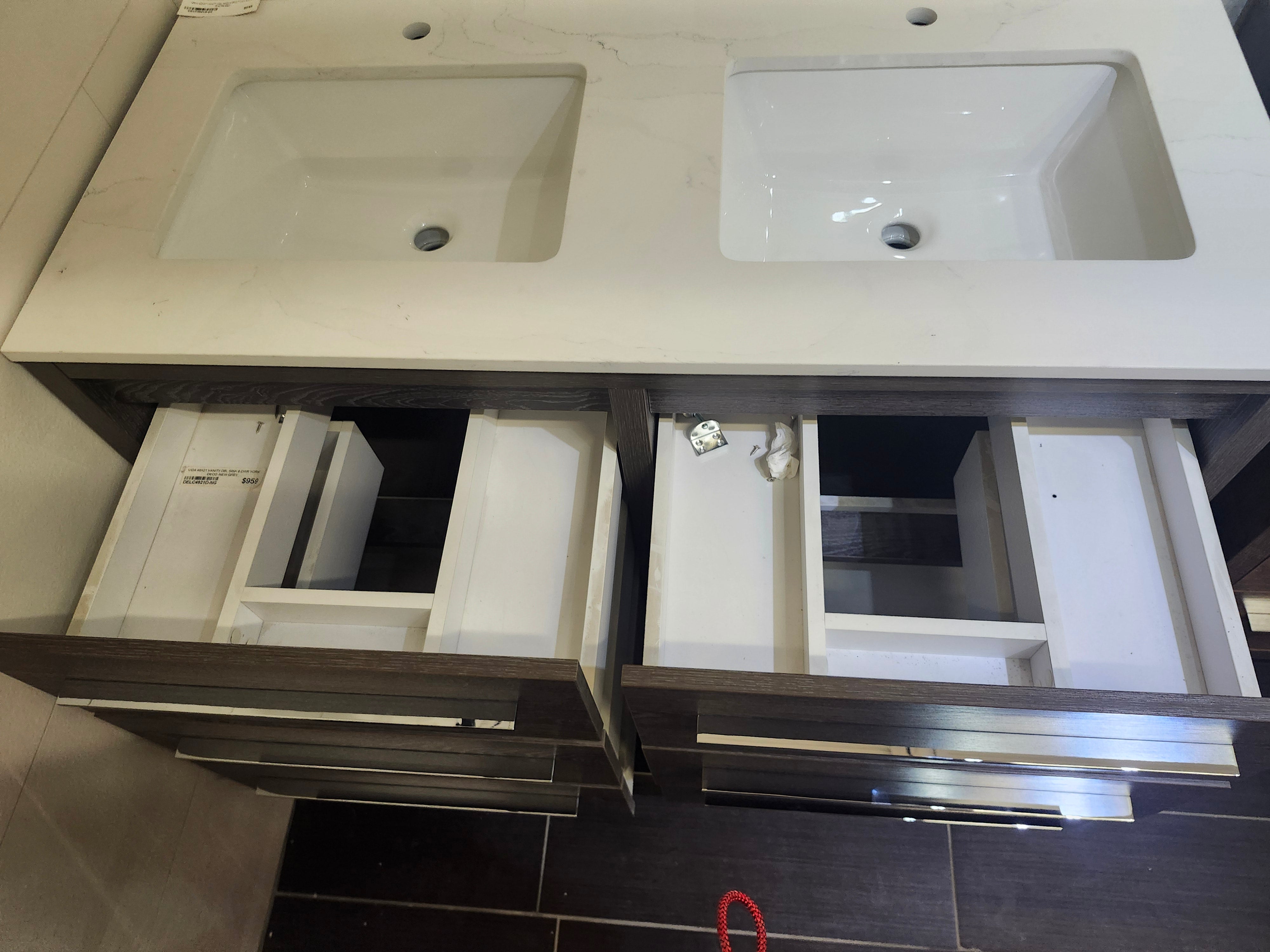 60" Aura Vanity with Countertop Combo (as is)