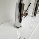 Single Hole Bathroom Faucet with Lever Handle Floormodel As Is-8