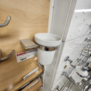 Vida 940 Series Toilet Brush Holder Bathroom Accessory Floormodel Sold As is-1