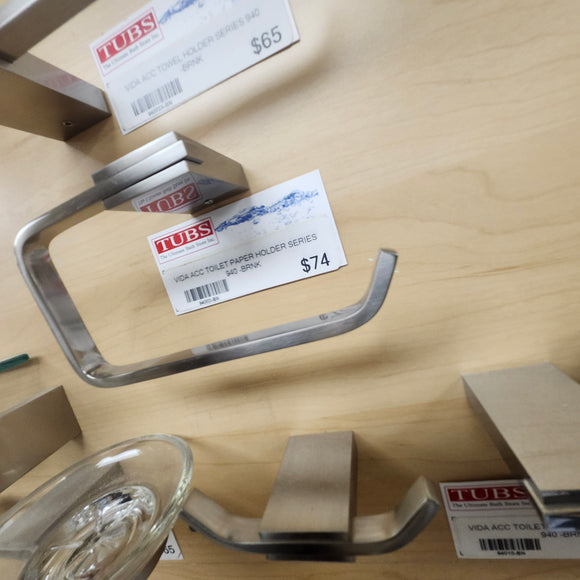 Vida 940 Series Toilet Paper Holder Bathroom Accessory Floormodel Sold As is