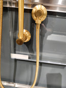 House of Rohl Gold Shower Accessories Floormodel Clearance as is rough in not included-8