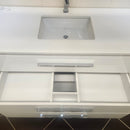 48" Aura Glossy White Plato Vanity with Countertop Combo (as is) J12-14