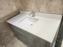 49" Riverfield Light Grey Vanity and Countertop Combo (as is)-4