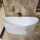 Aura Fiora 69 x 32 Freestanding Bathtub Floormodel Sold as is Clearance M9-1