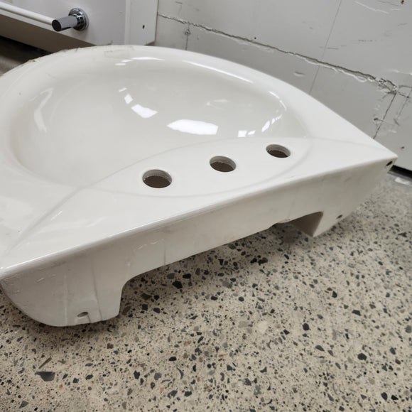Kohler Bathroom Vanity Sink 3 Hole Biscuit Back open Floormodel Clearance as is Etobicoke