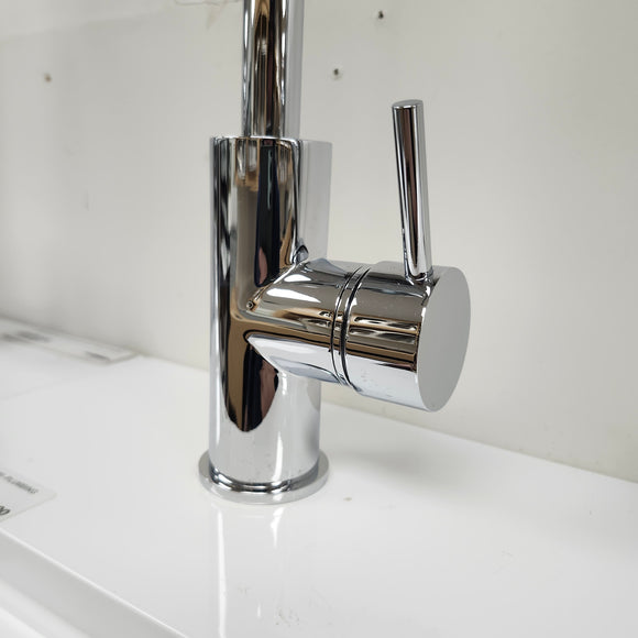 Single Hole Bathroom Faucet with Lever Handle Floormodel As Is