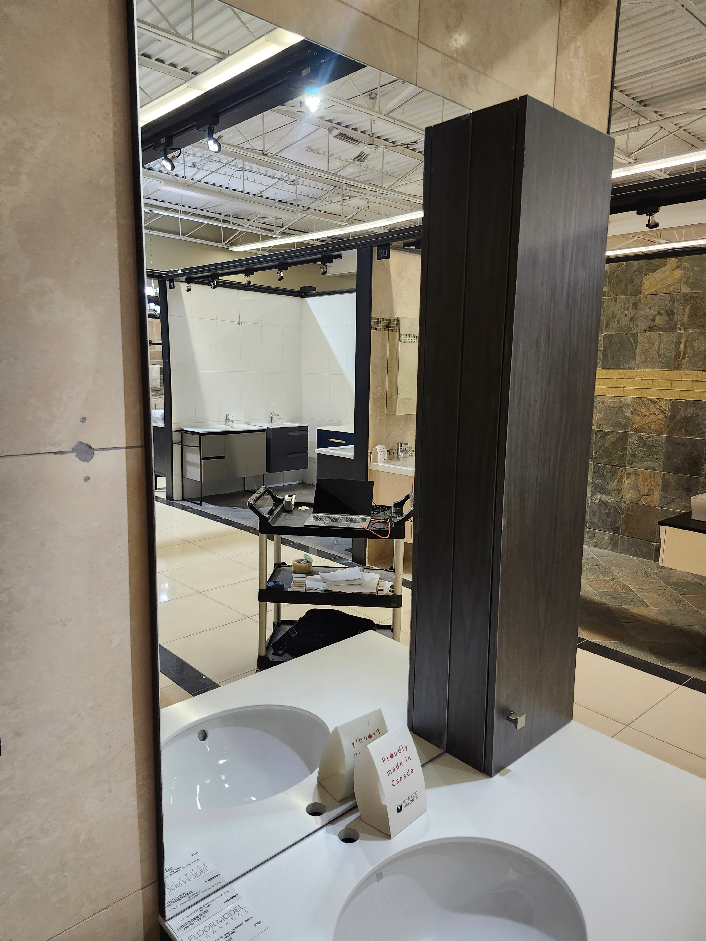 36" Vanico Arkitek Vanity & Countertop Combo (as is)