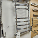 Mr Steam Towel Warmer 27 inch curved Rounded wallmount Floormodel Clearance As is-3