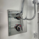 Thermostatic 2 way Chrome Shower Kit Floormodel Clearance as is (153)-17