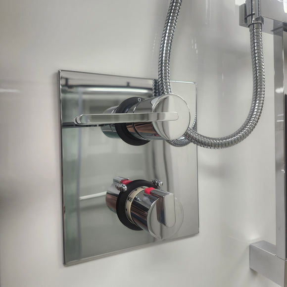 Thermostatic 2 way Chrome Shower Kit Floormodel Clearance as is (153)