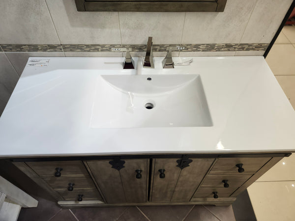 48" Fairmount Upton Vanity & Countertop Combo with Mirror (as is)