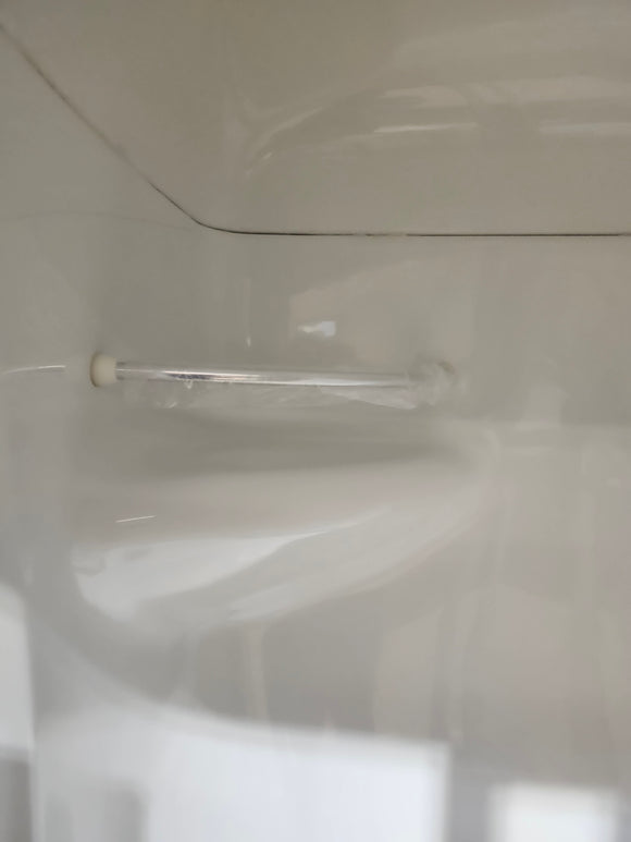 Maax walk in shower with door and built in seat (as is)