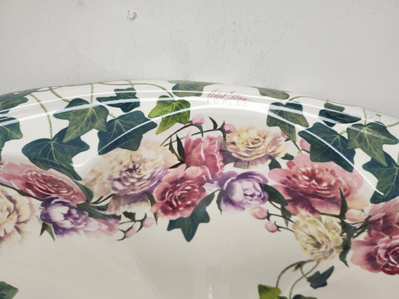 Kohler Artist Editions Drop In Bathroom Sink Flowers Peonies and Ivory Floormodel Clearance as is 25 1/4 x  17 x 9 1/4