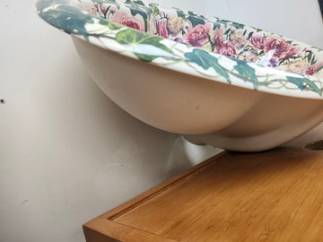 Kohler Artist Editions Drop In Bathroom Sink Flowers Peonies and Ivory Floormodel Clearance as is 25 1/4 x  17 x 9 1/4 - 0