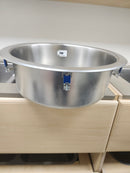 Blanco Rondo 18" Round Overmount Drop in Stainless Steel Bar Sink Floormodel Clearance as is-2