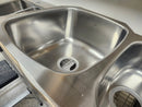 Franke Kindred Collection Undermount Kitchen Sink 24 1/4 x 19 1/4 2 bowl stainless steel floormodel clearance-6