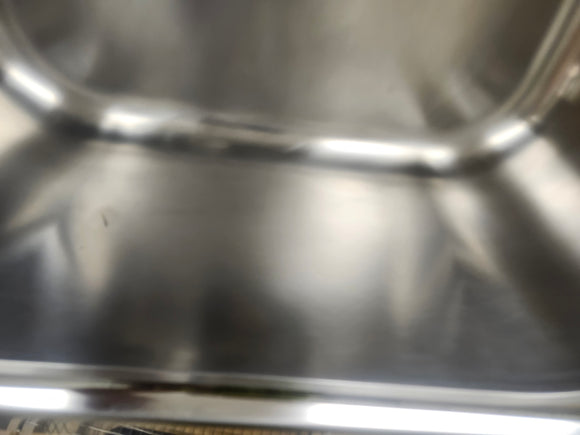 Undermount Stainless Steel Kitchen Sink 2 Bowl 38 1/4 x 21 1/4 With basket Floormodel Clearance As is