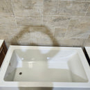 Produits Neptune 60 x 32 Pia Left Hand Alcove Bathtub with Skirt Floormodel Clearance as is m10-2